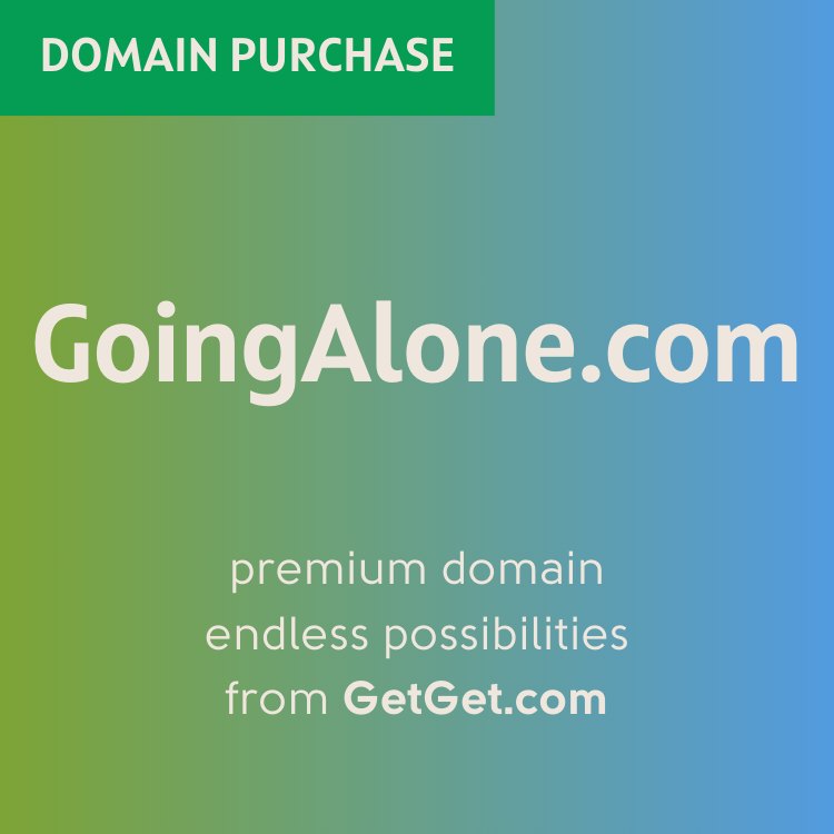 GoingAlone.com Purchase