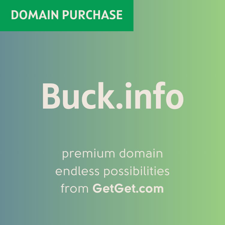 Buck.info Purchase