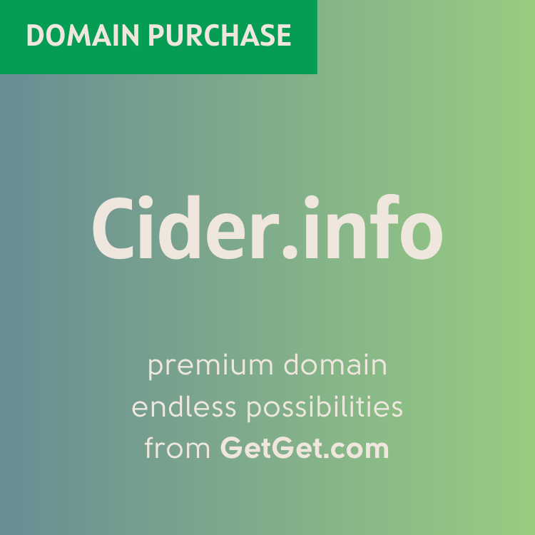 Cider.info Purchase