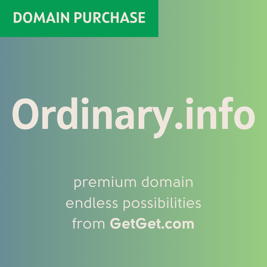 Ordinary.info Purchase